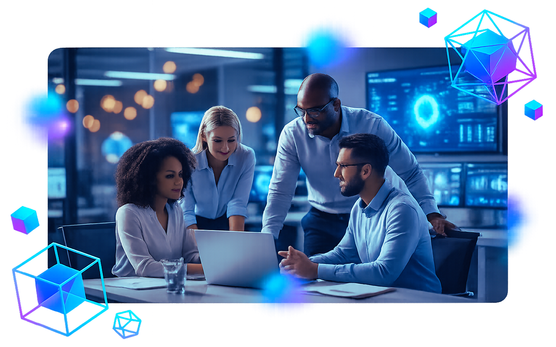 MRN Digital team in the office